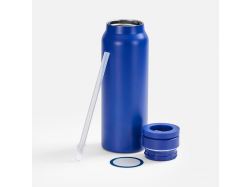 Термобутылка Magnus с магнитным держателем для телефона, синяя