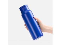 Термобутылка Magnus с магнитным держателем для телефона, синяя
