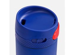 Термостакан X1 с цветной кнопкой, синий с красным