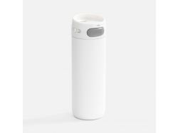 Термостакан X1 с цветной кнопкой, белый с серым