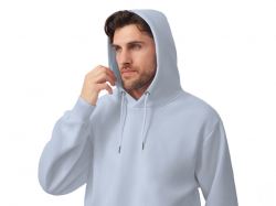 Толстовка с капюшоном оверсайз «Lisbon» унисекс, небесно-голубой