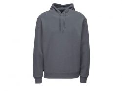 Толстовка с капюшоном оверсайз «Lisbon» унисекс, темно-серый