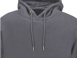 Толстовка с капюшоном оверсайз «Lisbon» унисекс, темно-серый