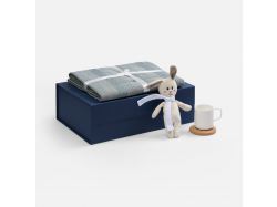 Коробка складная RealBig Fold, темно-синяя