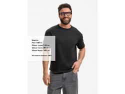 Футболка унисекс Durington, черная