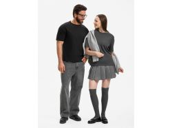 Футболка унисекс Durington, черная