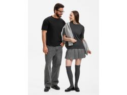 Футболка унисекс Durington, темно-серая (графит)