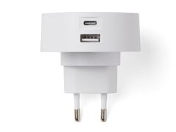 Адаптер питания USB Poweron, белый