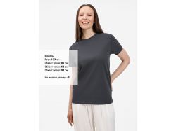 Футболка унисекс T-Bolka 200, темно-серая (графит)