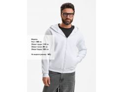 Толстовка унисекс оверсайз Sartoro, белая