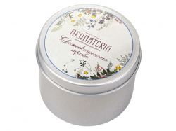 Набор: платок «Русский полевой букет» и свеча «Цветы и травы»