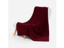 Плед Tressa, красный (бордовый)