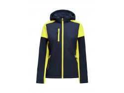 Prime Softshell Woman (navy/neon yellow)