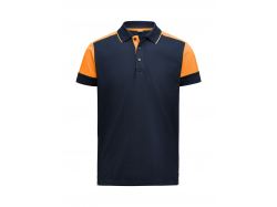 Prime Polo (navy/neon orange)