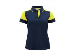 Prime Polo Woman (navy/neon yellow)