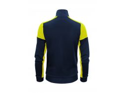 Prime Sweatvest Woman (navy/neon yellow)