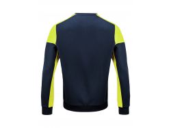 Prime Crewneck (navy/neon yellow)
