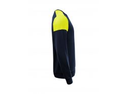 Prime Crewneck (navy/neon yellow)