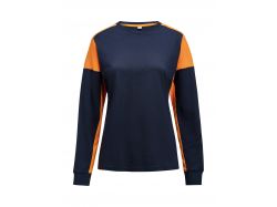 Prime T L/S Woman (navy/neon orange)