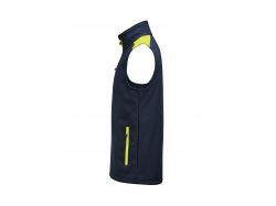 Prime Softshell Vest (navy/neon yellow)