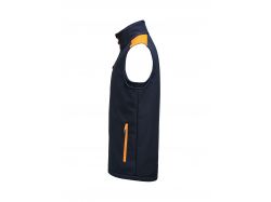 Prime Softshell Vest (navy/neon orange)