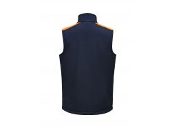 Prime Softshell Vest (navy/neon orange)