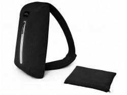 Сумка-слинг «Nomad» на одно плечо из водостойкого переработанного пластика, черный