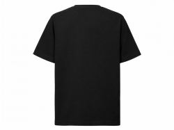 Футболка Kyoto из джерси 180 г/м2 с пич отделкой, унисекс, черный