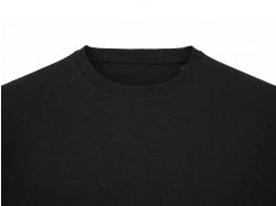 Футболка Kyoto из джерси 180 г/м2 с пич отделкой, унисекс, черный