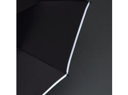 Зонт обратного сложения Norsken с фонариком, черный