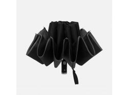 Зонт обратного сложения Norsken с фонариком, черный