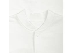 Бомбер унисекс Nuppu, молочно-белый