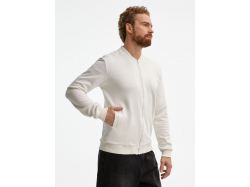 Бомбер унисекс Townie, молочно-белый