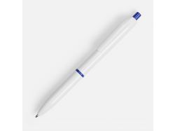 Ручка шариковая Bright Pop, белая с синим