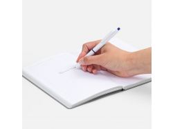 Ручка шариковая Bright Pop, белая с синим