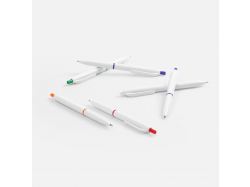 Ручка шариковая Bright Pop, белая