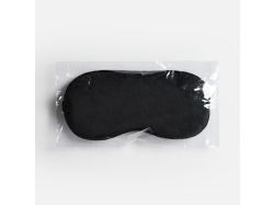 Двухстороняя маска для сна Veluto, черная