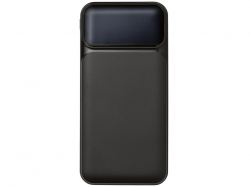 Подарочный набор "Tesla" с блокнотом А5, ручкой и пауэрбенком на 10 000 mAh, черный