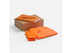 Набор Knit Warm, оранжевый