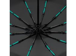Зонт складной с УФ-защитой Ribstar, темно-синий