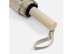 Зонт складной с УФ-защитой Ribstar, бежевый