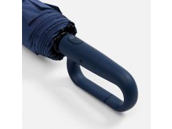 Зонт складной Skymate с УФ-защитой и ручкой-карабином, темно-синий