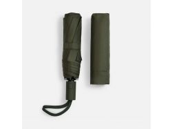 Зонт складной Cloudex, зеленый (хаки)