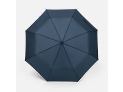 Зонт складной Smooth Move с плавным закрытием, темно-синий