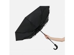 Зонт складной Hooklook, черный