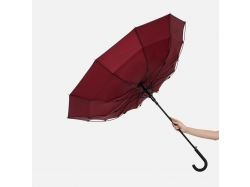 Зонт-трость Abrego, бордовый