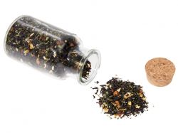 Чай черный с соком ананаса, клубникой, мятой, медом и лимоном, мини