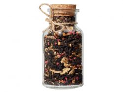 Чай черный с соком имбиря, апельсином и малиной, мини