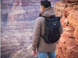 Складывающийся рюкзак-мессенджер «Venturer Eco» для ноутбука 16"