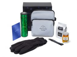 Подарочный набор «Re:m. Step»  с термосом, перчатками и сумкой
